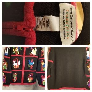 Medium Tiara International Christmas collection sweater
